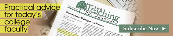 Teaching Professor newsletter