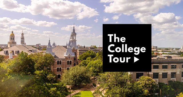 The College Tour with college landscape