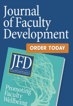 You are currently viewing Journal of Faculty Development
