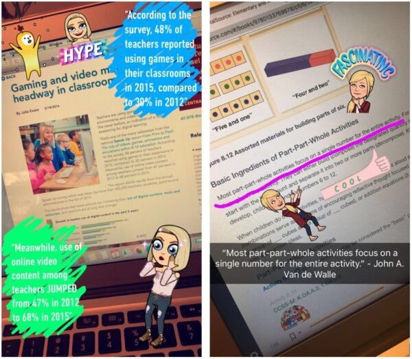 BookSnaps for Enhancing Student Learning