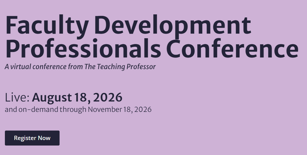 2026 Faculty Development Professionals Conference
