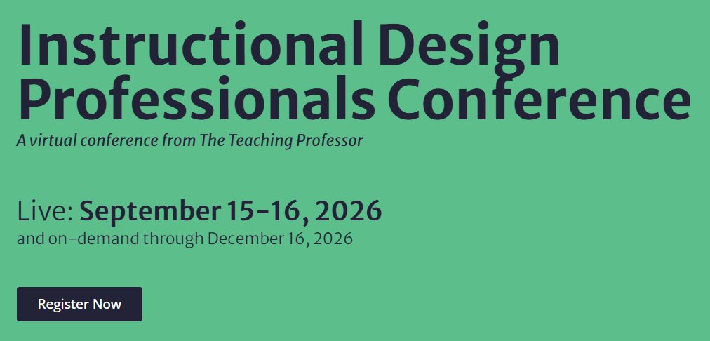 2026 Instructional Design Professionals Conference