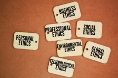 Personal Ethics, Professional Ethics, Business Ethics, Environmental Ethics, Social Ethics, Technological Ethics and Global Ethics. seven types of ethics that are widely recognized policy, business, responsibility, legal, ethics, code, ethical, computer, digital, technology, work, type, wood, professional, word, idea, concept, corporate, value, character, text, rule, strategy, letterpress, sign, integrity, letter, flat, set, vector, respect, honesty, good, person, trust, compliance, cyber, law, management, justice, ai, data, conduct, intelligence, fair, conceptual, company, choice, attitude, governance